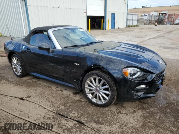 2017 FIAT 124 Spider Lusso with VIN JC1NFAEK4H0105489, listed as a Copart auction lot 62118945 with 90,490 mi miles and Clean title. Bid and sale history available at DreamBid. Image 4.