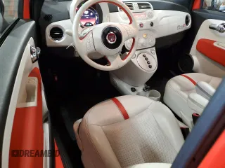 2015 FIAT 500e with VIN 3C3CFFGEXFT522943, listed as a Copart auction lot 87926465 with 19,544 mi miles and Salvage Title. Bid and sale history available at carsss.com. Image 8.