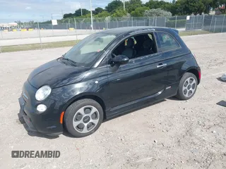 2016 FIAT 500e with VIN 3C3CFFGE5GT184059, listed as a IAAI auction lot 40993349 with 47,833 mi miles and . Bid and sale history available at DreamBid. Image 2.