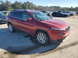 2017 Jeep Cherokee Limited with VIN 1C4PJLDB6HW518129, listed as a Copart auction lot 81002474 with 80,820 mi miles and Salvage title. Bid and sale history available at DreamBid. Image 4.