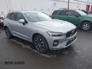 2023 Volvo XC60 Plus Bright Theme with VIN YV4L12RN9P1375763, listed as a IAAI auction lot 41868161 with 34,776 mi miles. Bid and sale history available at carsss.com. Image 1.