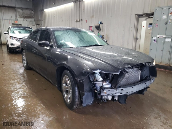 2014 Dodge Charger SE with VIN 2C3CDXBG9EH145565, listed as a Copart auction lot 47486455 with 107,274 mi miles and Salvage Title. Bid and sale history available at carsss.com. Image 4.