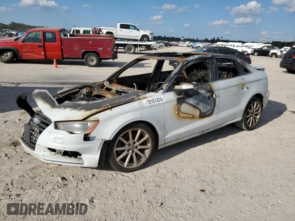 2015 Audi A3 1.8T Premium with VIN WAUACGFF0F1012892, listed as a Copart auction lot 78187424 with 0 mi miles and Non Repairable. Bid and sale history available at carsss.com. Image 1.