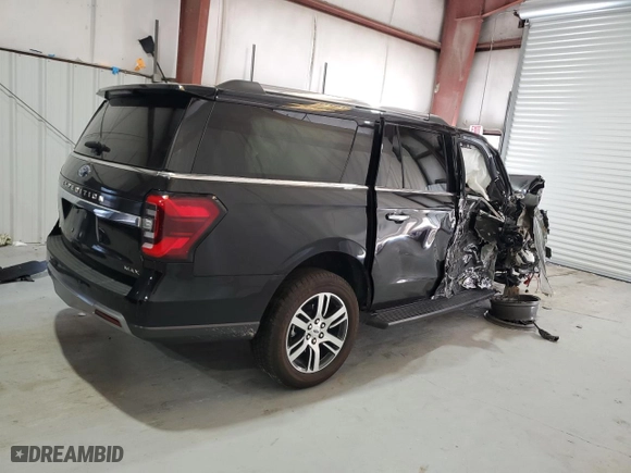 2024 Ford Expedition Max Limited with VIN 1FMJK1K8XREA62346, listed as a Copart auction lot 48613675 with 0 mi miles and Salvage Title. Bid and sale history available at carsss.com. Image 3.