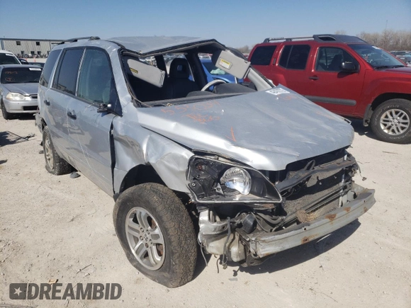 2004 Honda Pilot EX with VIN 2HKYF18574H553034, listed as a Copart auction lot 42422572 with Not Provided miles and Non Repairable. Bid and sale history available at DreamBid. Image 1.