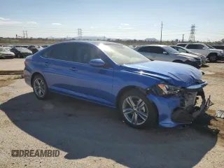 2024 Volkswagen Jetta SE with VIN 3VW7M7BU2RM067475, listed as a Copart auction lot 50451495 with 4,909 mi miles and Salvage title. Bid and sale history available at DreamBid. Image 4.