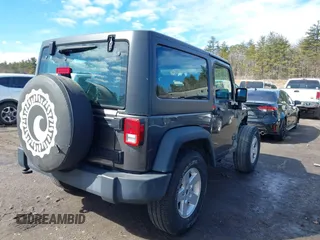 2017 Jeep Wrangler Sport with VIN 1C4AJWAG4HL722176, listed as a IAAI auction lot 41699752 with 72,491 mi miles and . Bid and sale history available at DreamBid. Image 4.