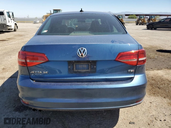 2015 Volkswagen Jetta SE with VIN 3VWD17AJ0FM418866, listed as a Copart auction lot 58523195 with 115,481 mi miles and Salvage title. Bid and sale history available at DreamBid. Image 6.