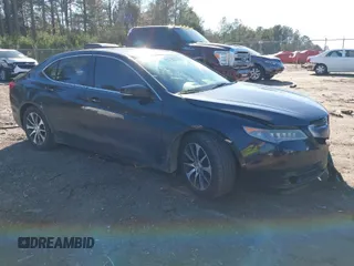 2016 Acura TLX Tech with VIN 19UUB1F58GA004548, listed as a IAAI auction lot 41698832 with 114,385 mi miles. Bid and sale history available at carsss.com. Image 1.