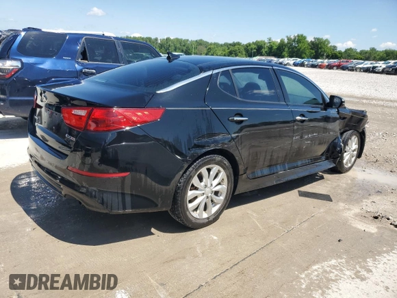 2015 Kia Optima EX с VIN 5XXGN4A79FG432841, выставлен на аукционе Copart как лот 58709885 с пробегом 154 735 миль миль и Списание • Salvage title. История ставок и продаж доступна на DreamBid. Изображение 3.