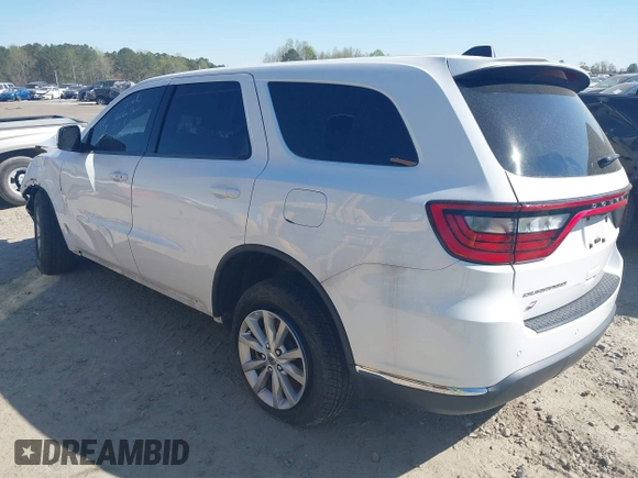 2021 Dodge Durango Special Service with VIN 1C4RDJFG0MC799479, listed as a IAAI auction lot 41890288 with 54,058 mi miles and . Bid and sale history available at carsss.com. Image 3.