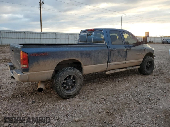 2005 Dodge 2500 SLT с VIN 3D7KS28C65G844680, выставлен на аукционе Copart как лот 80792204 с пробегом 280 914 миль миль и Списание • Salvage title. История ставок и продаж доступна на DreamBid. Изображение 3.