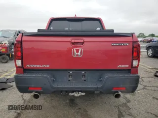 2021 Honda Ridgeline RTL-E with VIN 5FPYK3F73MB017991, listed as a Copart auction lot 61307225 with 33,308 mi miles and Salvage title. Bid and sale history available at DreamBid. Image 6.
