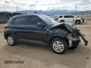 2020 Hyundai Venue SEL with VIN KMHRC8A32LU016182, listed as a Copart auction lot 52560335 with 23,061 mi miles and Salvage Title. Bid and sale history available at carsss.com. Image 4.