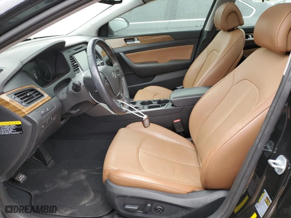 2015 Hyundai Sonata 2.4L Limited with VIN 5NPE34AF9FH066565, listed as a Copart auction lot 81133344 with 79,802 mi miles and Salvage Title. Bid and sale history available at carsss.com. Image 7.