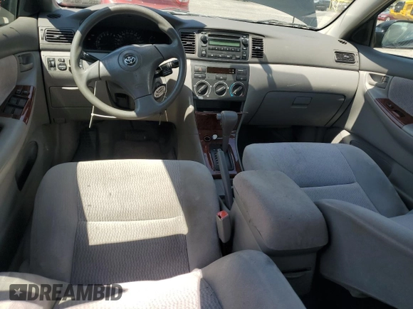 2005 Toyota Corolla CE with VIN 1NXBR32E45Z354818, listed as a Copart auction lot 56715975 with 188,140 mi miles and Clean Title. Bid and sale history available at DreamBid. Image 8.