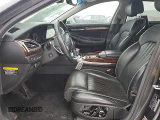 2018 Genesis G90 Ultimate with VIN KMHG54JH5JU036929, listed as a Copart auction lot 39492464 with 63,980 mi miles and . Bid and sale history available at carsss.com. Image 7.