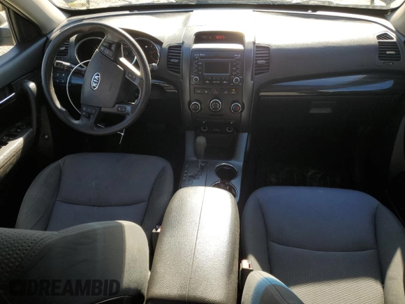 2012 Kia Sorento LX with VIN 5XYKTCA63CG190203, listed as a Copart auction lot 45927715 with 106,157 mi miles and Salvage Title. Bid and sale history available at DreamBid. Image 8.