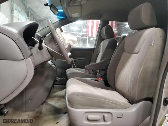 2007 Toyota Sienna CE with VIN 5TDZK23C77S089642, listed as a Copart auction lot 46281585 with 191,014 mi miles and Salvage Title. Bid and sale history available at carsss.com. Image 7.