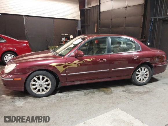 2003 Hyundai Sonata GLS with VIN KMHWF35H13A882475, listed as a IAAI auction lot 41863570 with 168,303 mi miles. Bid and sale history available at carsss.com. Image 14.