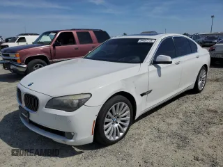 2012 BMW 7 Series 750i xDrive with VIN WBAKC6C56CDX99416, listed as a Copart auction lot 54857715 with 114,198 mi miles and Salvage Title. Bid and sale history available at carsss.com. Image 1.