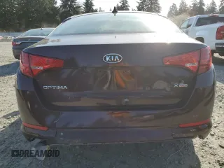 2012 Kia Optima EX with VIN 5XXGN4A77CG083612, listed as a Copart auction lot 52827145 with 143,790 mi miles and Salvage Title. Bid and sale history available at carsss.com. Image 6.