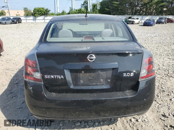 2007 Nissan Sentra S with VIN 3N1AB61E77L720018, listed as a Copart auction lot 62326515 with 159,380 mi miles and Salvage title. Bid and sale history available at DreamBid. Image 6.