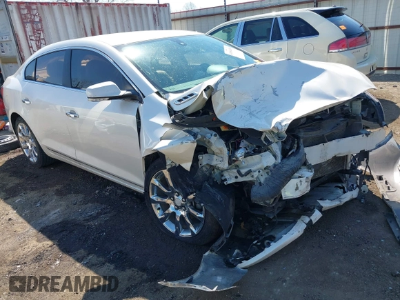 2014 Buick LaCrosse Premium I with VIN 1G4GD5G32EF178976, listed as a IAAI auction lot 41864838 with 97,740 mi miles and . Bid and sale history available at DreamBid. Image 1.