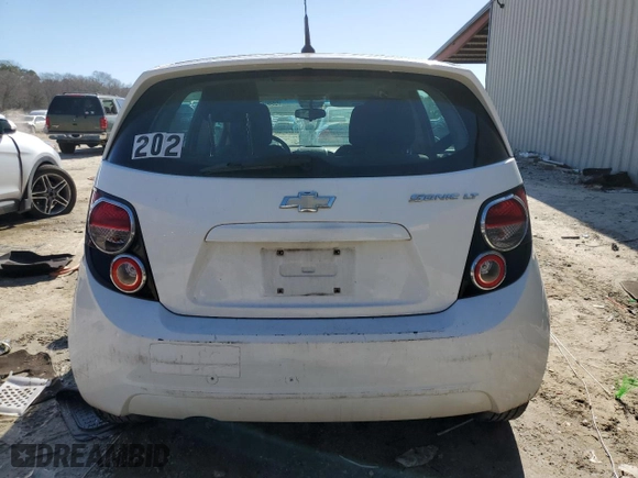 2014 Chevrolet Sonic LT with VIN 1G1JC6SH6E4226800, listed as a Copart auction lot 48566585 with 252,404 mi miles and Clean Title. Bid and sale history available at carsss.com. Image 6.