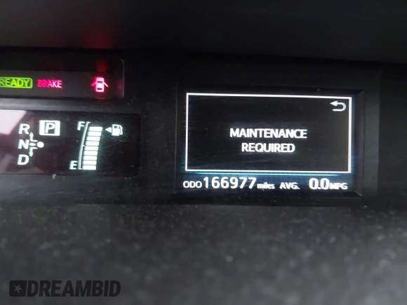 2015 Toyota Prius Two with VIN JTDZN3EU7FJ029780, listed as a IAAI auction lot 41837874 with 166,977 mi miles and . Bid and sale history available at DreamBid. Image 7.