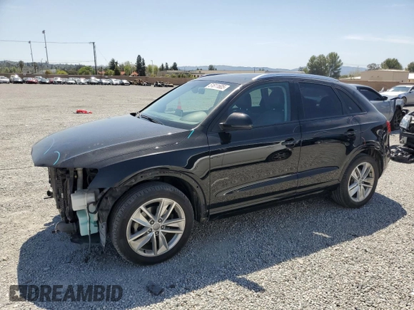 2017 Audi Q3 Premium with VIN WA1BCCFS0HR016565, listed as a Copart auction lot 51811605 with 70,723 mi miles and Salvage Title. Bid and sale history available at carsss.com. Image 1.