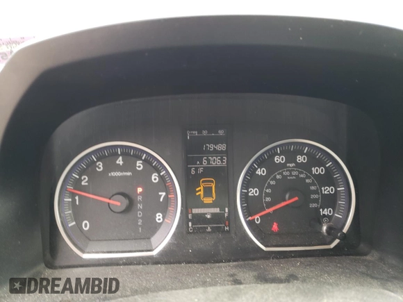 2008 Honda CR-V EX with VIN JHLRE48508C082096, listed as a Copart auction lot 54540215 with 179,488 mi miles and Salvage Title. Bid and sale history available at DreamBid. Image 9.