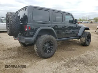 2021 Jeep Wrangler Unlimited Rubicon z VIN 1C4HJXFN1MW793064, wystawiony jako Copart lot #55643305 z przebiegiem 51 944 mil mil oraz Szkoda całkowita • Salvage title. Historia ofert i sprzedaży dostępna na DreamBid. Obrazek 3.
