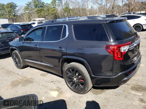2020 GMC Acadia Denali with VIN 1GKKNPLS6LZ216097, listed as a Copart auction lot 46839645 with 44,755 mi miles and Salvage title. Bid and sale history available at DreamBid. Image 2.