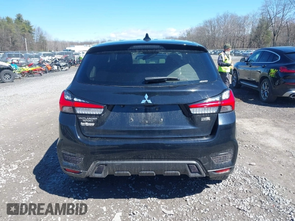 2022 Mitsubishi Outlander Sport ES with VIN JA4ARUAU0NU012470, listed as a IAAI auction lot 41822232 with 62,121 mi miles. Bid and sale history available at carsss.com. Image 16.