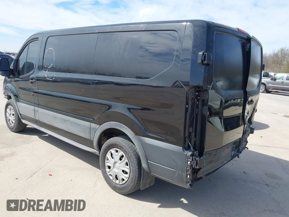 2023 Ford Transit Cargo with VIN 1FTYE1Y89PKB02836, listed as a IAAI auction lot 41736881 with 66,915 mi miles. Bid and sale history available at carsss.com. Image 3.