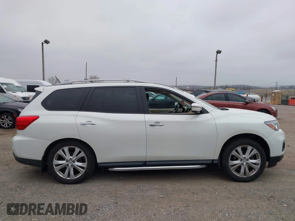2018 Nissan Pathfinder SV with VIN 5N1DR2MM5JC659204, listed as a IAAI auction lot 41781827 with 65,835 mi miles and . Bid and sale history available at DreamBid. Image 13.