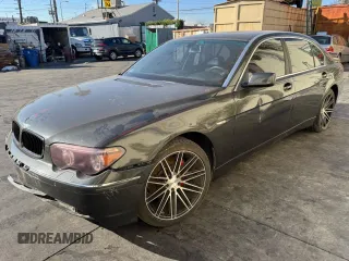 2003 BMW 7 Series 745Li with VIN WBAGN63463DR15012, listed as a Copart auction lot 47898105 with 142,370 mi miles and Clean Title. Bid and sale history available at DreamBid. Image 2.