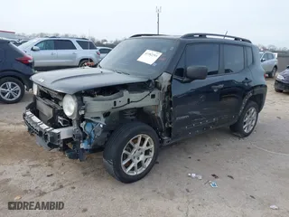 2019 Jeep Renegade Sport with VIN ZACNJBAB2KPJ83085, listed as a IAAI auction lot 41582293 with 1 mi miles. Bid and sale history available at carsss.com. Image 18.