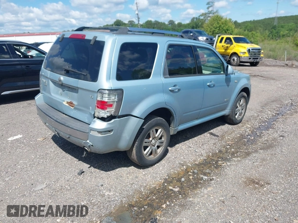 2008 Mercury Mariner Premier with VIN 4M2CU871X8KJ20395, listed as a IAAI auction lot 42166982 with 271,417 mi miles and . Bid and sale history available at DreamBid. Image 4.