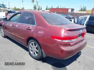 2004 Honda Accord EX with VIN 1HGCM665X4A037257, listed as a IAAI auction lot 42630108 with Not provided miles and . Bid and sale history available at DreamBid. Image 3.