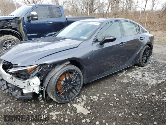 2024 Lexus IS with VIN JTHAP1D23R5005922, listed as a Copart auction lot 51937565 with 5,774 mi miles and Salvage Title. Bid and sale history available at carsss.com. Image 1.