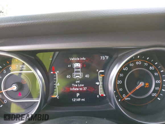 2023 Jeep Wrangler Sport with VIN 1C4HJXDG5PW693865, listed as a IAAI auction lot 40068881 with 12,149 mi miles and . Bid and sale history available at DreamBid. Image 7.