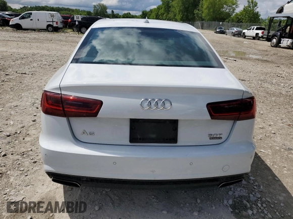 2017 Audi A6 Competition Prestige with VIN WAUF3AFC5HN024251, listed as a Copart auction lot 56837374 with 67,650 mi miles and Non Repairable. Bid and sale history available at carsss.com. Image 6.