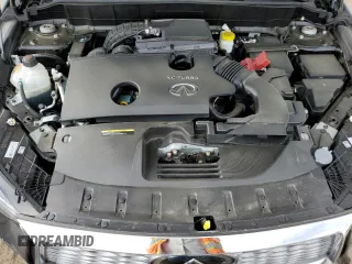 2025 Infiniti QX55 Luxe with VIN 3PCAJ5JRXSF106746, listed as a Copart auction lot 54404335 with 4,466 mi miles and Salvage title. Bid and sale history available at DreamBid. Image 12.