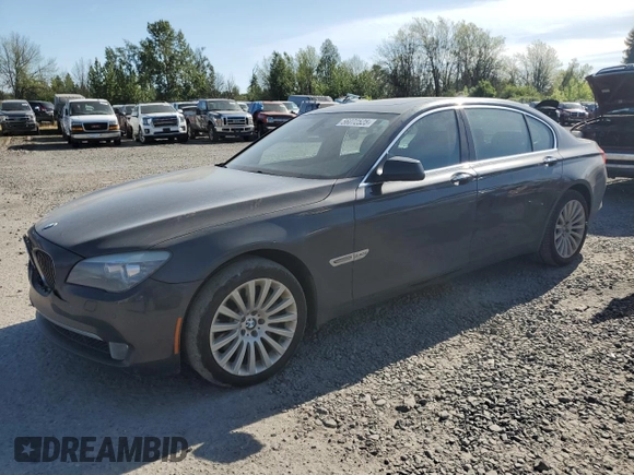 2011 BMW 7 Series 750Li xDrive with VIN WBAKC8C52BC432349, listed as a Copart auction lot 56072525 with 133,073 mi miles and Salvage title. Bid and sale history available at DreamBid. Image 1.