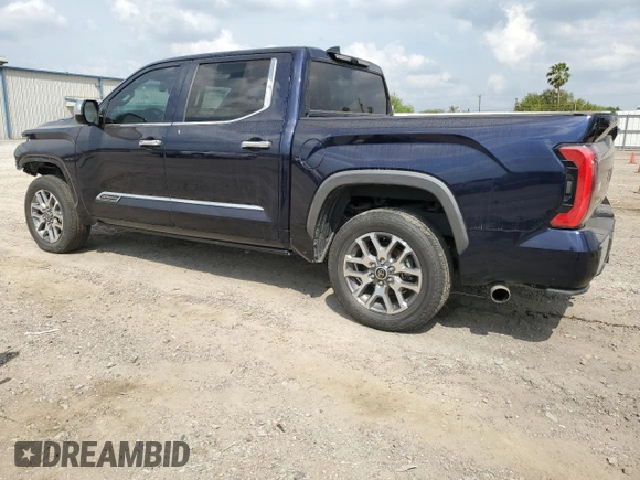 2024 Toyota Tundra 1794 Edition with VIN 5TFMC5DBXRX054928, listed as a Copart auction lot 50576405 with 22,898 mi miles and Salvage title. Bid and sale history available at DreamBid. Image 2.