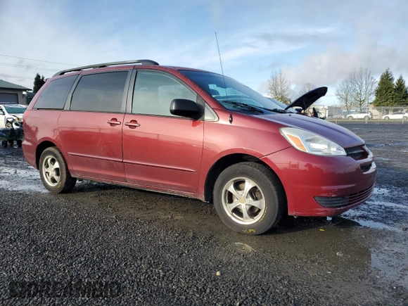 2005 Toyota Sienna CE with VIN 5TDZA23C35S243313, listed as a Copart auction lot 49346095 with 224,913 mi miles and Salvage Title. Bid and sale history available at carsss.com. Image 4.