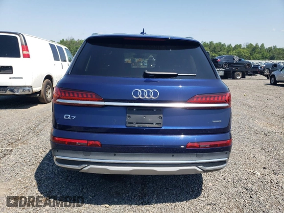 2022 Audi Q7 Premium z VIN WA1AXBF77ND010082, wystawiony jako Copart lot #61583385 z przebiegiem 14 421 mil mil oraz Szkoda całkowita • Salvage title. Historia ofert i sprzedaży dostępna na DreamBid. Obrazek 6.