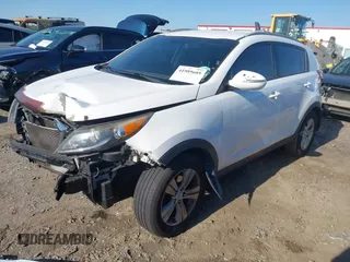 2013 Kia Sportage LX with VIN KNDPB3A25D7538328, listed as a IAAI auction lot 41989605 with 101,064 mi miles. Bid and sale history available at carsss.com. Image 18.